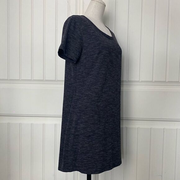 32 Degrees Cool Womens Stretch Round Neck Short Sleeve A-Line Dress Gray Medium - Picture 5 of 10